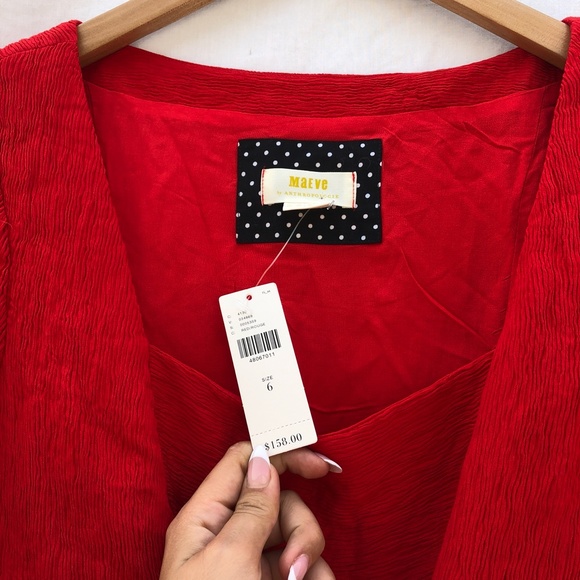 𝐍𝐖𝐓 ANTHROPOLOGIE MAEVE JULIET CORSETED DRESS - Picture 6 of 9